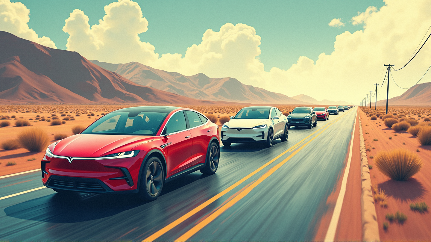 Teslas fall fra nåde: Hvordan Musks sprell gir fart til Rivian, BYD og Lucid