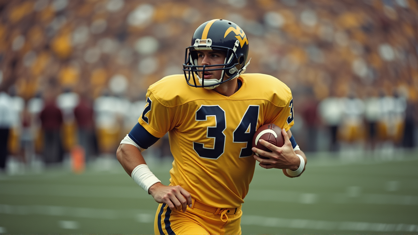 West Virginia University Overrasker Fans med Avsløring av 1965 Fotball Uniform!