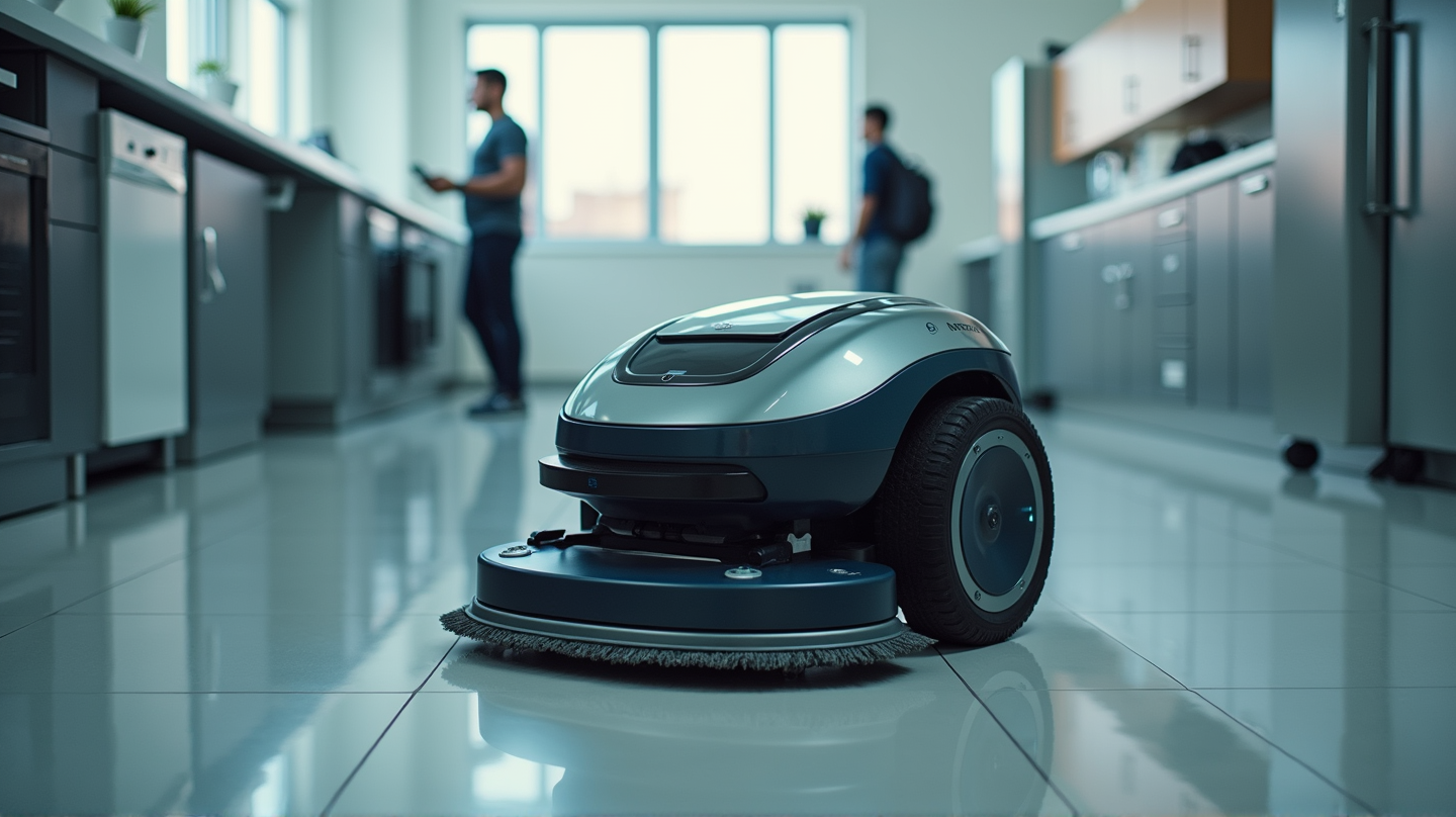 Møt Fremtiden for Fasilitetsvedlikehold: Pudu Robotics' CC1 Pro