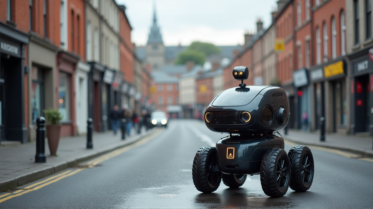 Dublins nye patruljerende roboter: Fremtidens offentlige sikkerhet