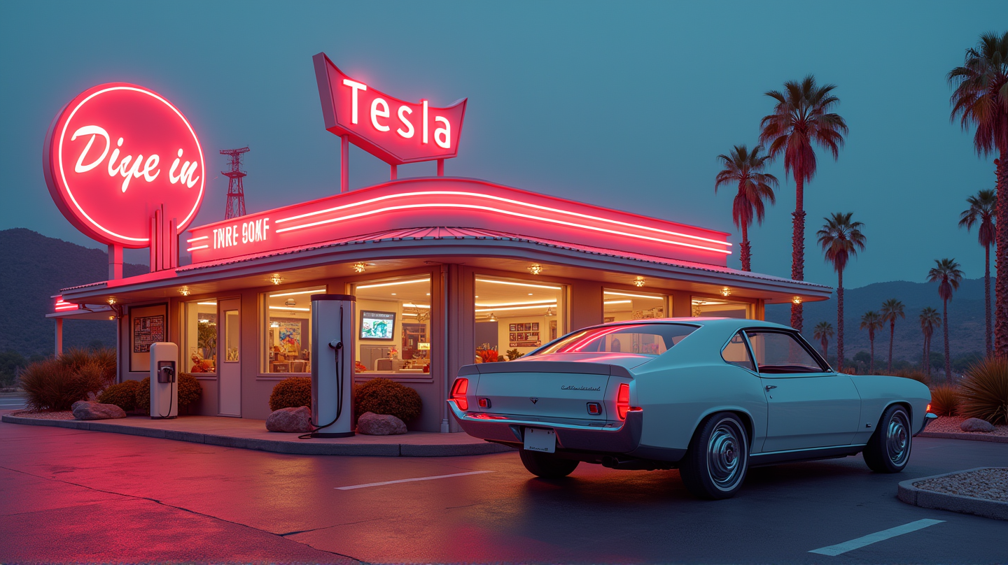 Tesla Diner: En Romfartsdrøm eller Bare Nok en Hollywood-Attraksjon?