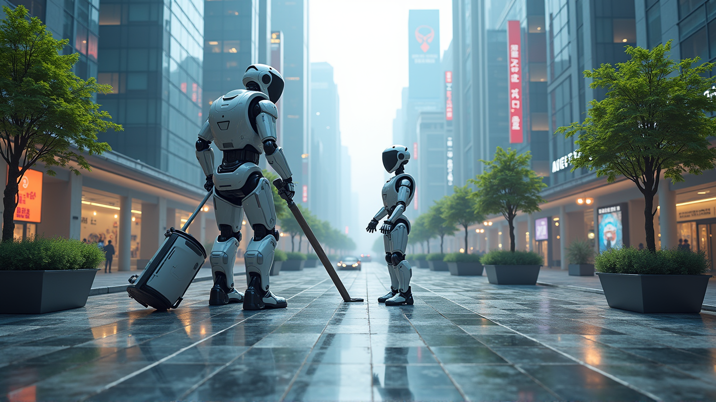 Shenzhen leder an med verdens første 6S robotbutikk