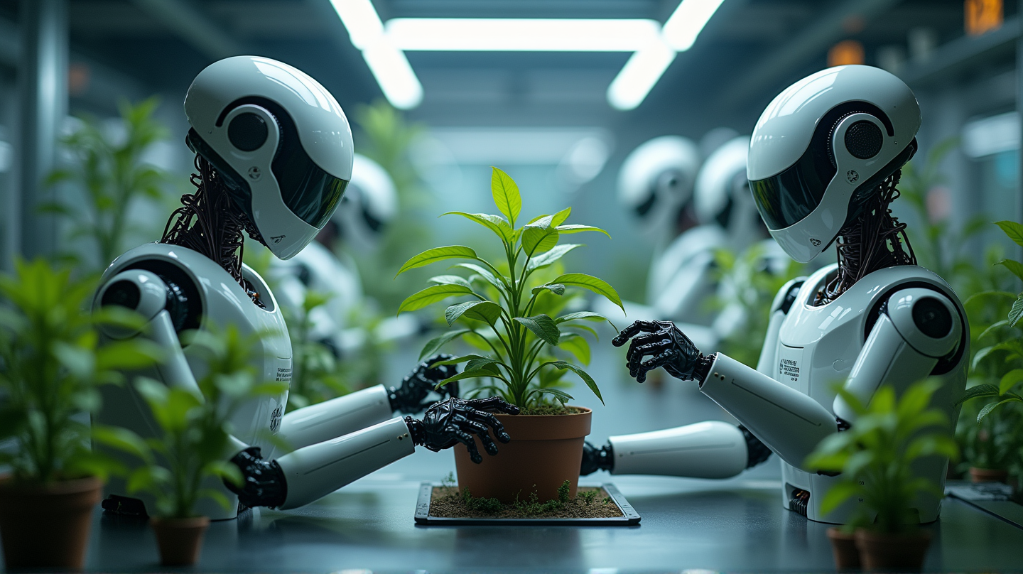 Revolusjonerer plantebioingeniørkunst med robotlaboratorier