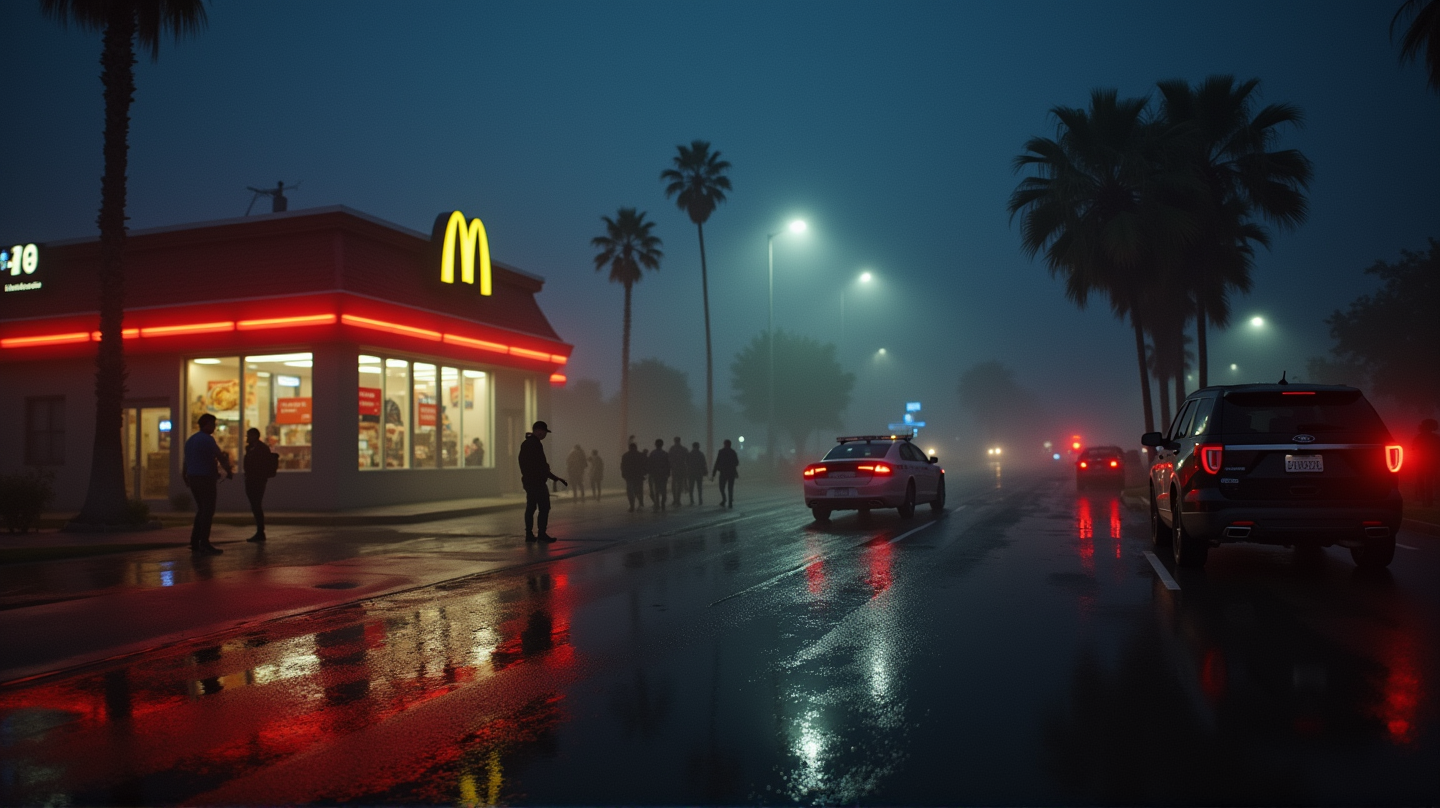 Tragisk skyting utenfor McDonald's i Øst-Hollywood: Ett dødsoffer