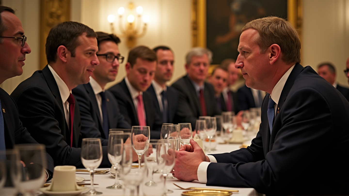 Mark Zuckerbergs uventede avsløring på middagen i Det hvite hus