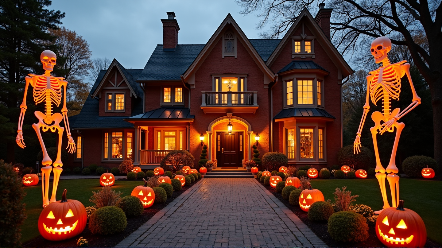 Kjendishjem forvandles til skremmende mesterverk denne Halloween