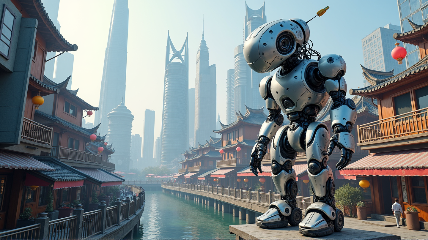 Robotbyens Spennende Utstilling: Over 100 Roboter på Inkluderingskonferansen i Shanghai