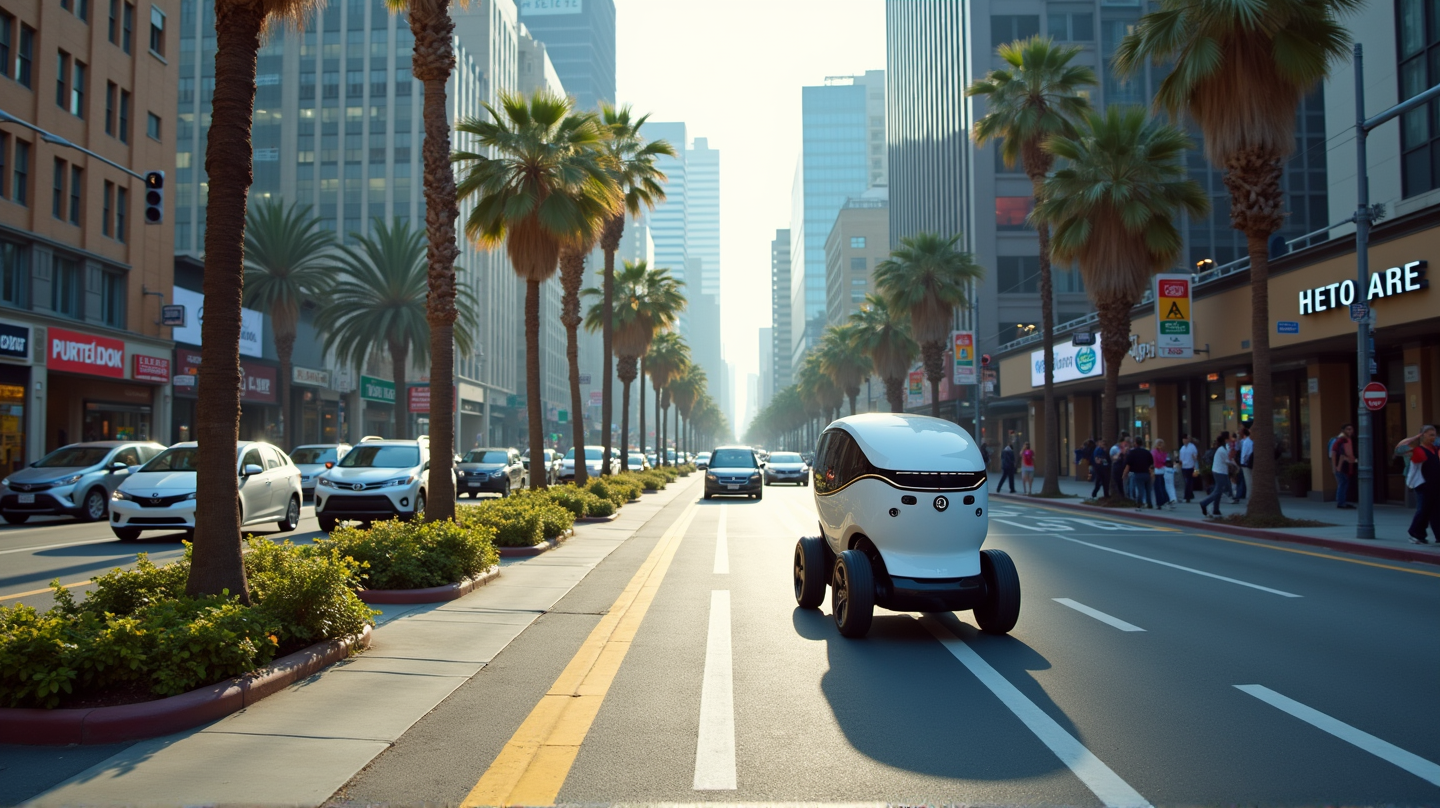 DoorDash Revolusjonerer Matlevering med Serve Robotics' Fortaubrober i Los Angeles