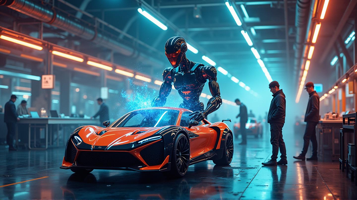Revolusjon i Bilproduksjon: Fremveksten av Humanoider og AI