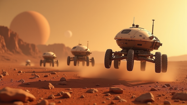 Mangfoldige Kreasjoner: Roboter Klar til Å Bane Veien til Mars mens Nye Farer Lurer
