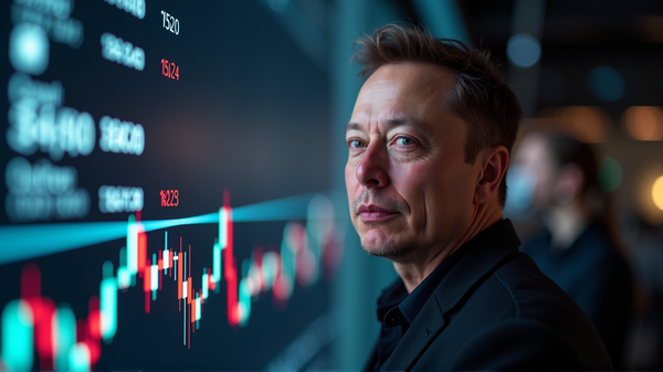 Elon Musks sjokkerende økning i Teslas verdi midt i kryptovalutaens tilbakegang