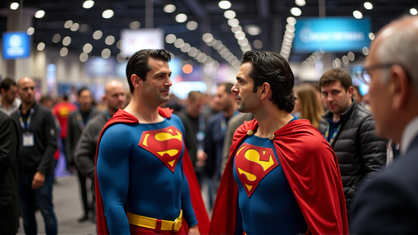 Superman-stjerner vil skinne på store konvensjoner denne helgen