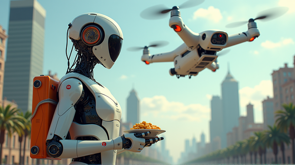 Roboter Tar over Hangzhou: Ele.me's Fremtidige Leveringskampanje er Her!