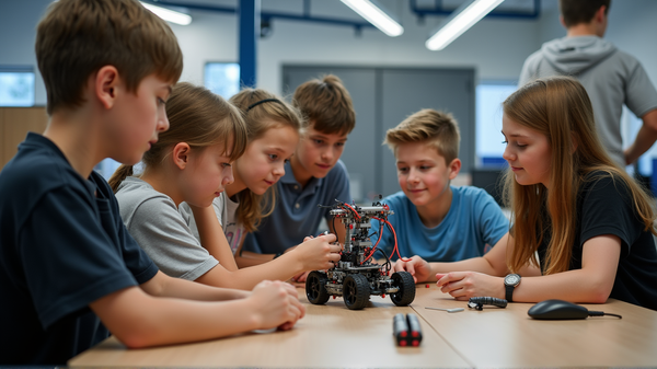 Oppdag Fremtiden: Bygg-En-Bot Sommercamp Vekker Studentinteresse for Robotikk