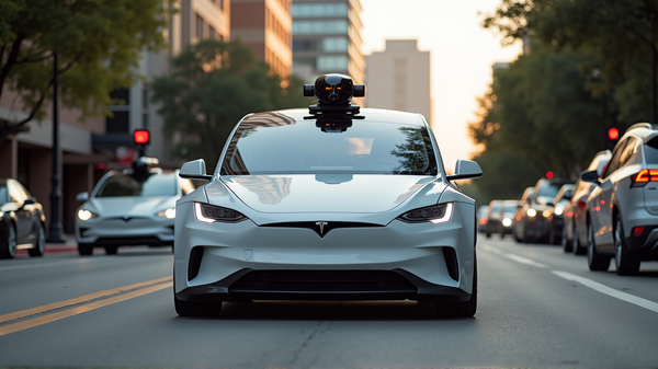 Elon Musks Futuristiske Robotaxier Rover Gatene i Austin