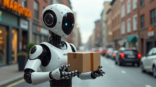 Amazons fremtid: Roboter som hopper fra varebiler til dørtrinnet ditt - Sci-Fi virkelighet?