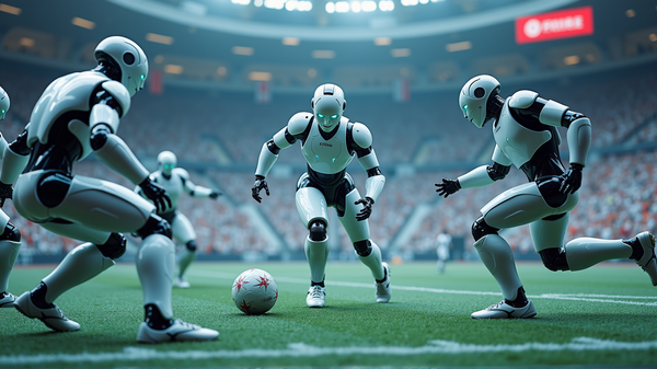 Robotisk Triumf: Kinas Autonome 3v3 AI Fotball Avduket