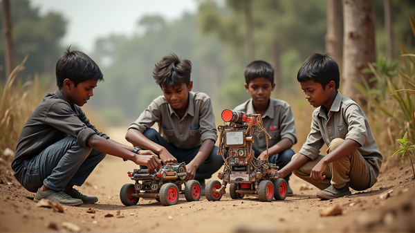 Fra Skrap til Vitenskap: Landlig Sør-Afrikansk Duo Skaper Geniale Roboter