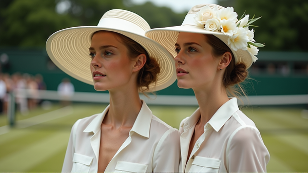 Tennisglamour: Lady Amelia og Lady Eliza Spencer Stråler på Wimbledon Dag 2