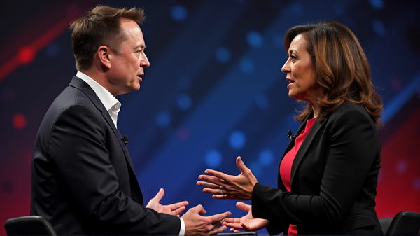 Elon Musk Fremhever Ironien i Kamala Harris sin Holdning til Sensur