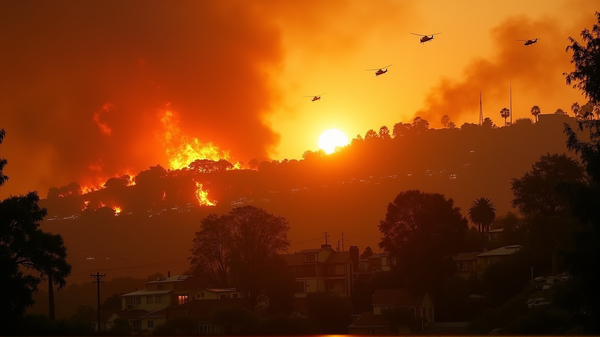 Heroiske innsats redder Hollywood Hills fra ødeleggende bilbrann