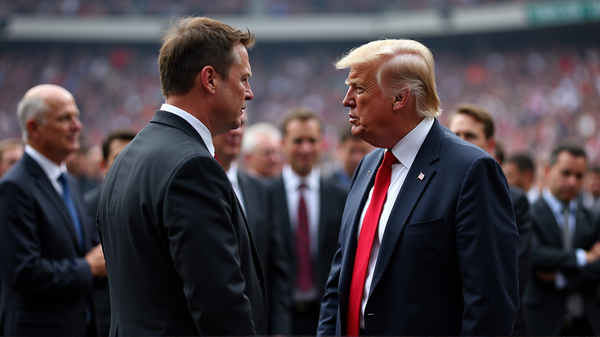 Trumps og Musks usannsynlige gjensyn ved Kirks minnestund: En gripende fortelling