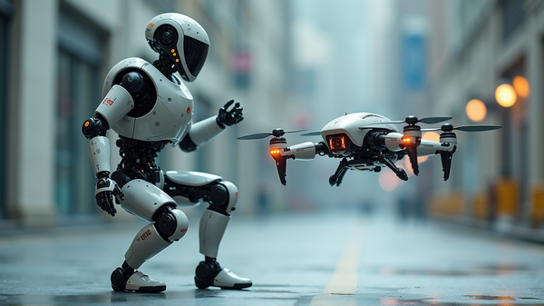 Se fremtiden utfoldes: Robot lanserer formskiftende drone