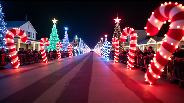 Bli med på Magien: Candy Cane-paraden Lyser Opp Hollywood Beach